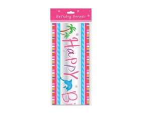 MERMAID DESIGN HAPPY BIRHTDAY BANNER