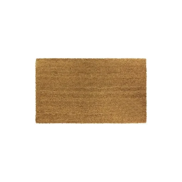 RYBURN PLAIN NATURAL COIR DOORMAT 35CM X 60CM