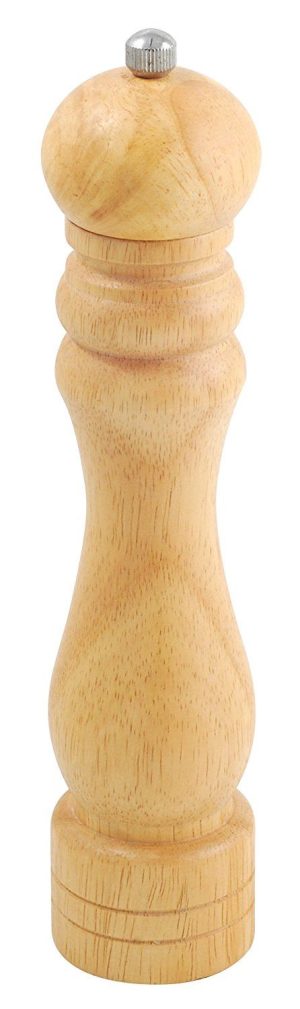 RUBBERWOOD SPICE PEPPER MILL 25CM