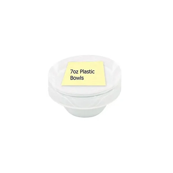 PACK OF 50 PLASTIC BOWLS 7OZ / 200ML