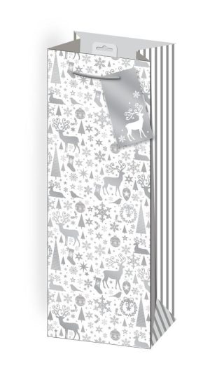 CONTEMP STAGS - FOIL BOTTLE BAG