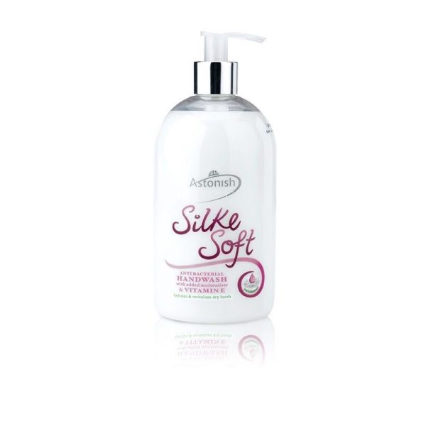 ASTONISH SILKE SOFT ANTIBAC HANDWASH WITH VITAMIN E 500ML