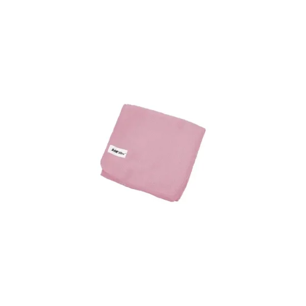 PACK OF 10 SYR MICROFIBRE CLOTH 40CM X 40CM - RED / PINK