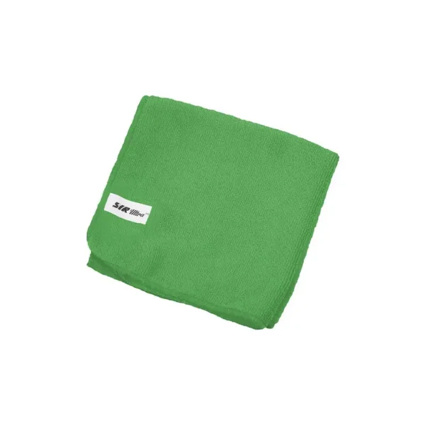 PACK OF 10 SYR MICROFIBRE CLOTH 40CM X 40CM - GREEN