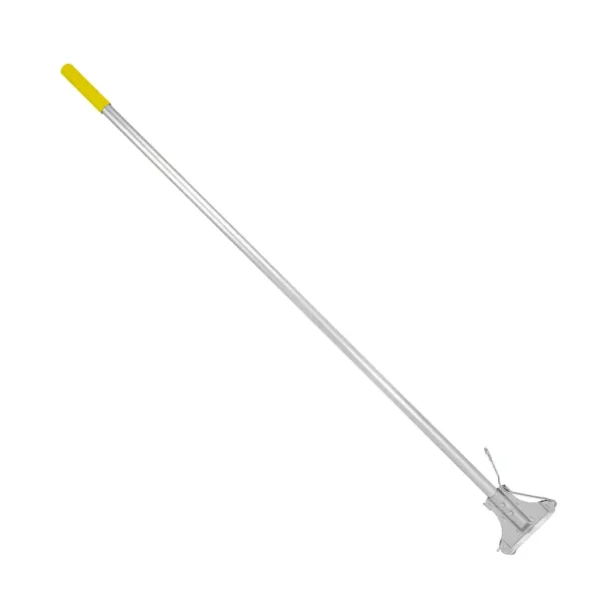 TFM ALUMINAIUM KENTUCKY MOP HOLDER WITH YELLOW HANDLE 53" (24MM DIA - 1370MM LONG)