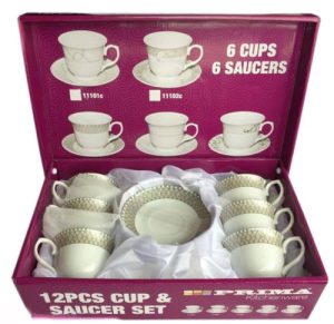 12PCS PRIMA CUP & SAUCER SET