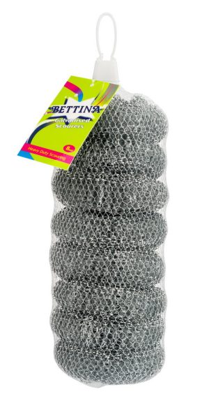 8 BETTINA GALVANISED SCOURERS