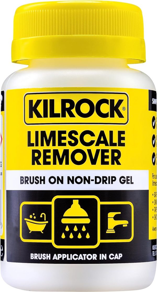 KILROCK THICK NON DRIP DESCALER GEL 160ML WITH BRUSH CAP