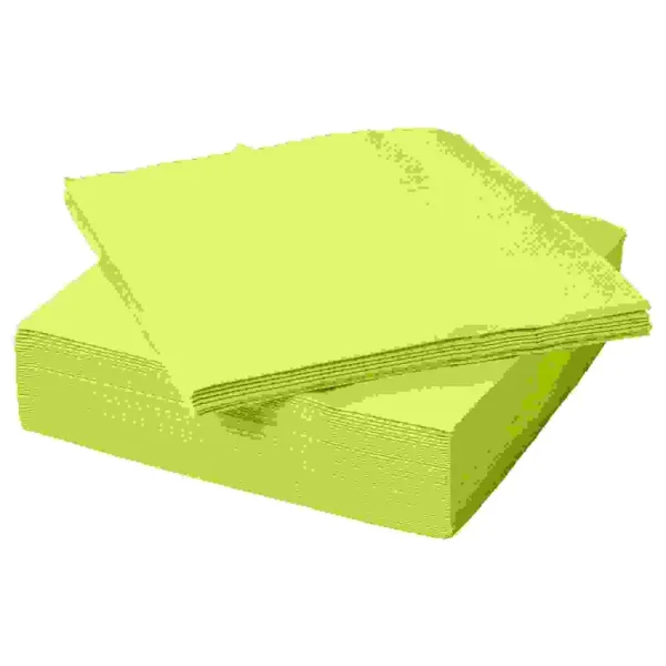 2 PLY APPLE GREEN 40 X 40 CM TISSUE NAPKIN PACK OF 50