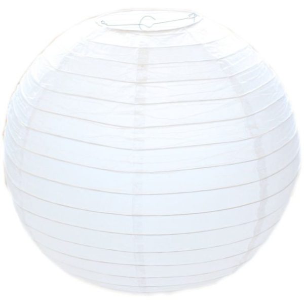 30CM WHITE PAPER LAMP SHADE