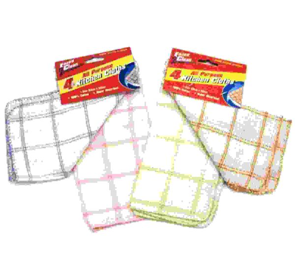 ALL PURPOSE KITCHEN CLOTHS PACK OF 4