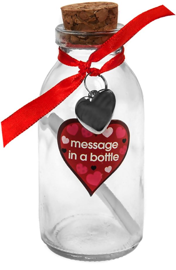 LOVE MESSAGE IN A BOTTLE WITH LOVE MESSAGE PAPPER