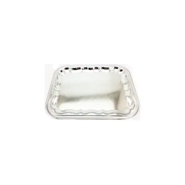 CHROME OBLONG TRAY 33CM X 25CM