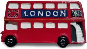FRIDGE MAGNET LONDON BUS DESIGN