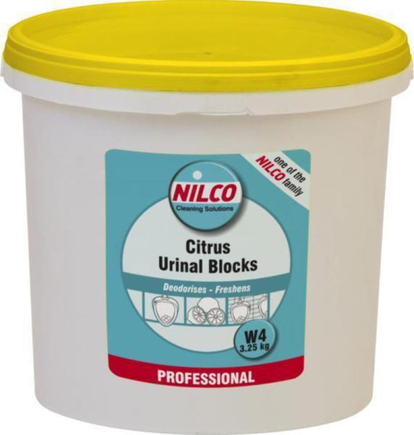 NICLO PROFESSIONAL TOILET URINAL BLOCKS 3.25KG CITRUS