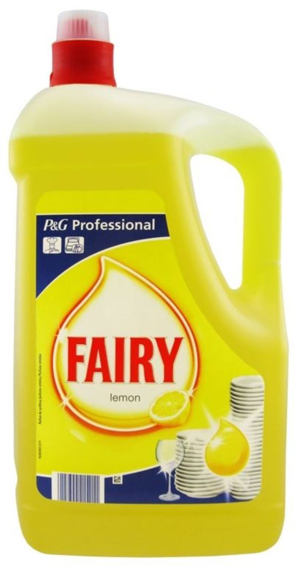 FAIRY PROFESSIONAL WASHING UP LIQUID LEMON 5 LITRE