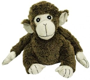 FLUFFY MONKEY DOOR STOPPER 25CM DARK BROWN