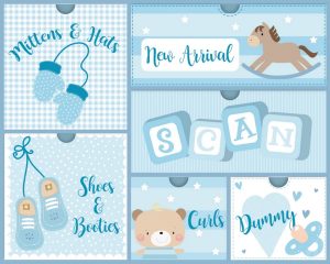 6 BABY BOY KEEPSAKE BOX SET