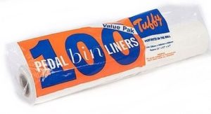 TUFFY 11 X 17 X 17 PEDAL BIN LINERS PACK OF 100