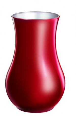 LUMINARC OXYGEN RED COLOUR VASE 20 CM