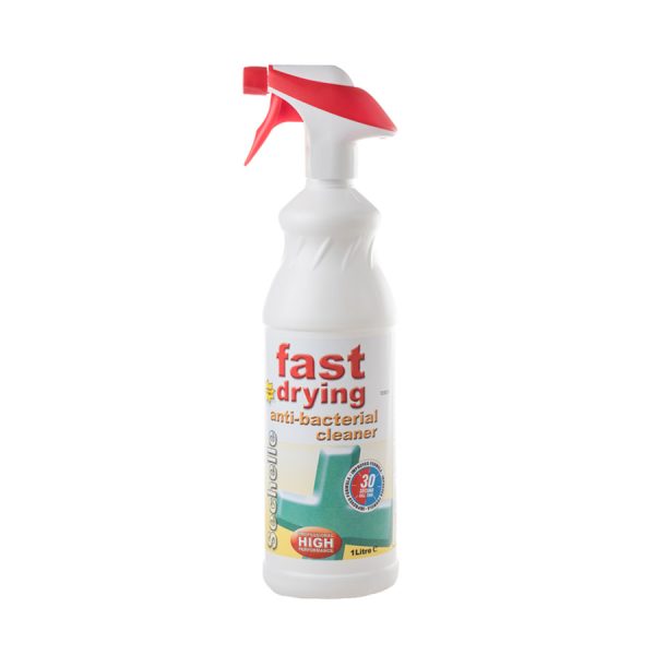 SECHELLE FAST DRYING ANTI BACTERIAL KITCHEN CLEANER SPRAY 1 LITRE