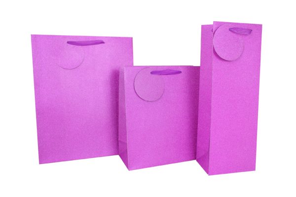 PINK GLIMMER LARGE GIFT BAG