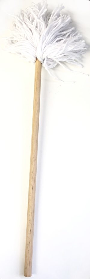 PACK OF 10 NO 2 BLEACHED JUG MOP PLAIN IN BAG