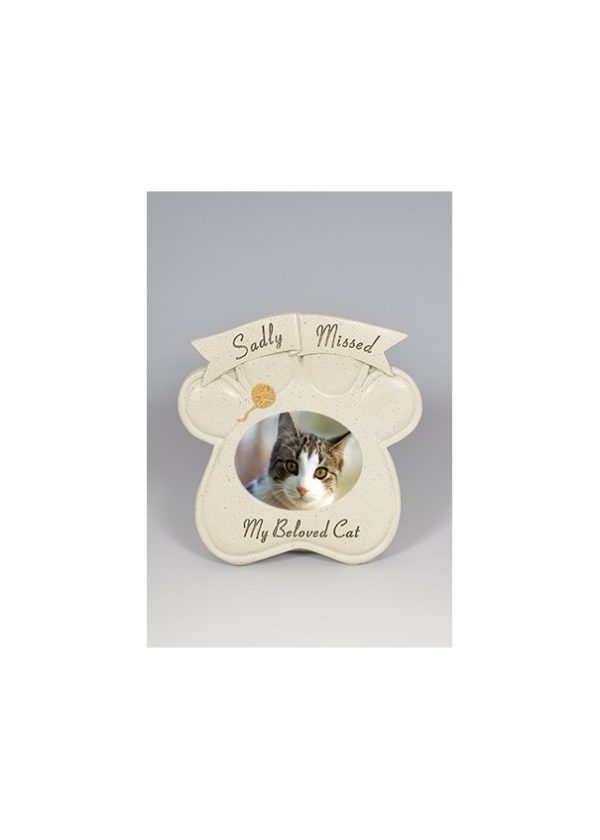 OVAL CAT PAW FRAME 18X18CM