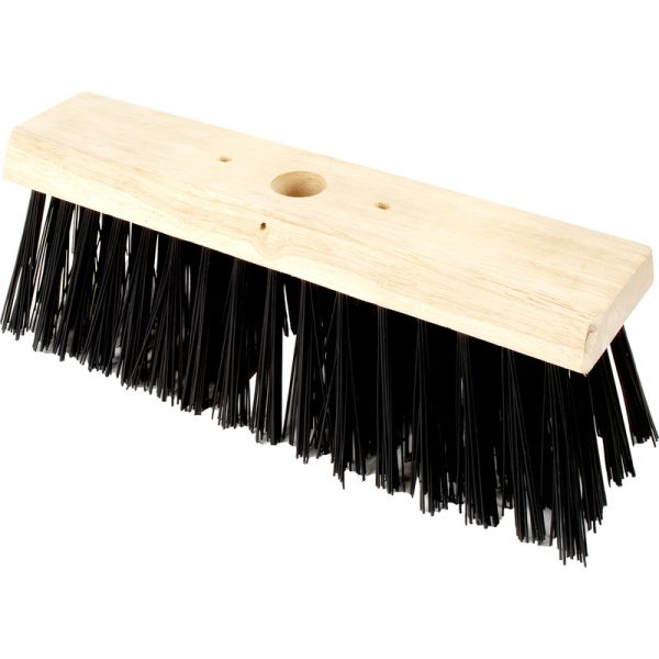 13"STIFF BLACK PVC BROOM HEAD PS28MM