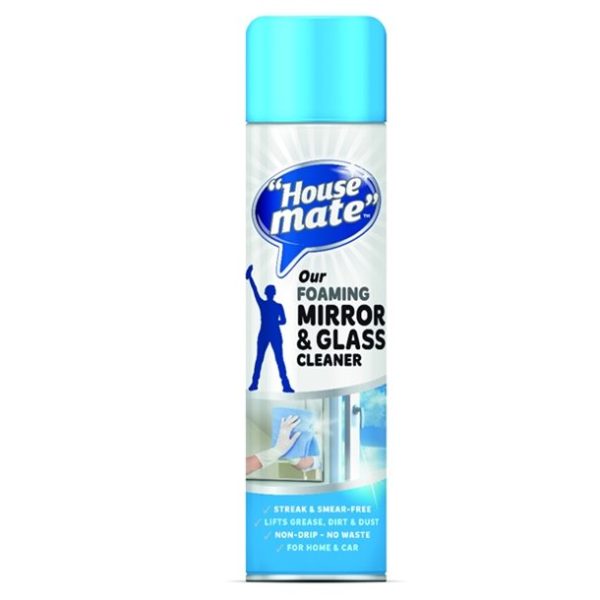 HOUSE MATE FOAMING MIRROR &GLASS CLEANER 400ML