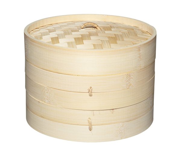 2 TAIR BAMBOO ORIENTAL 20 CM STEAMER KITCHENCRAFT