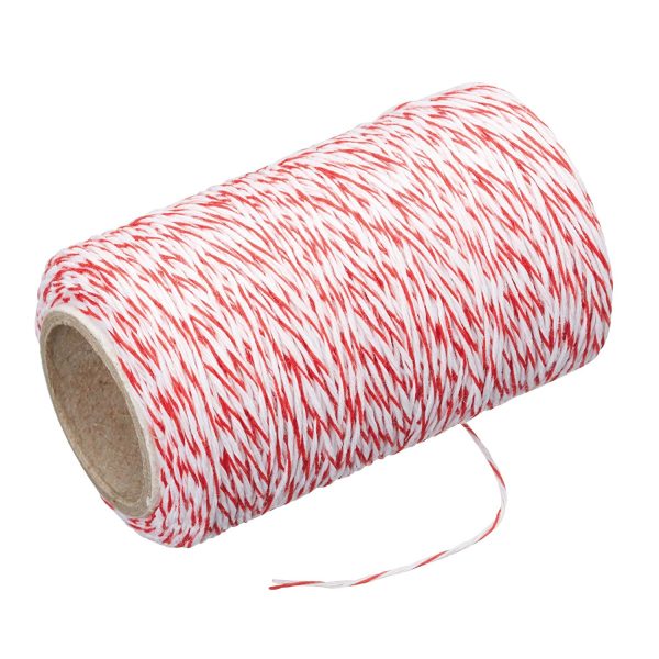 BUTCHERS TWINE POLYSTER RED-WHITE