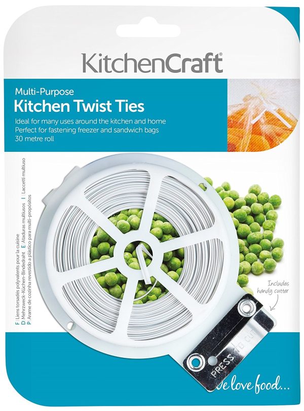 TWIST TIE DISPENSER AND CUTTER - KITCHEN CRAFT