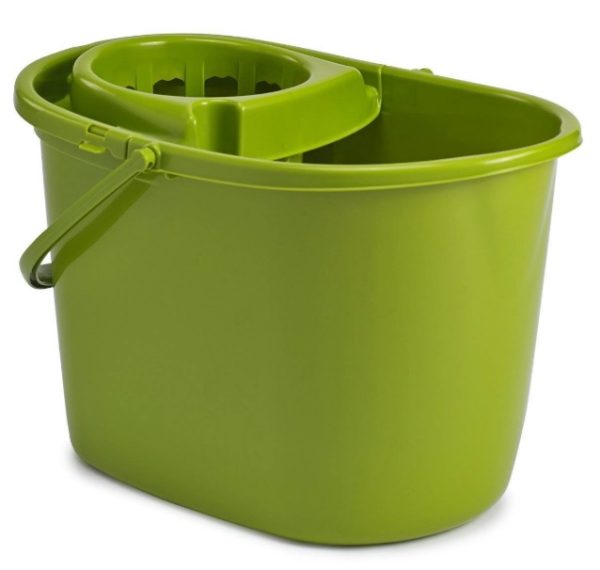 WHITEFURZE GREEN DELUXE MOP BUCKET 15LTR