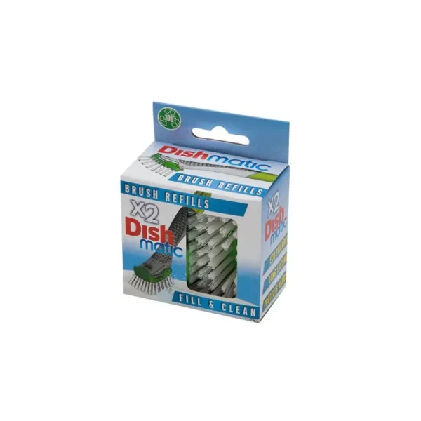 DISHMATIC BRUSH REFILLS PACK OF 2