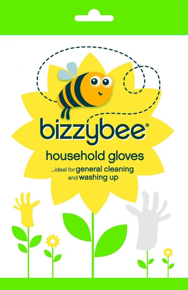 BIZZYBEE HOUSEHOLD RUBBER GLOVES SMALL