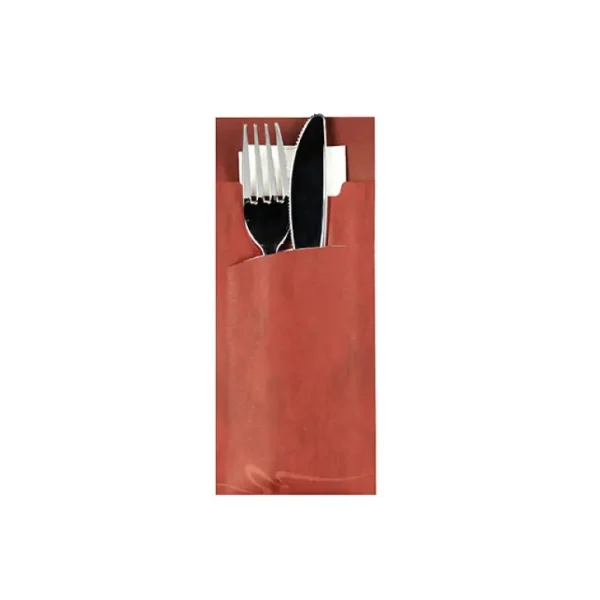 520 BAGS FOR CUTLERY 20 X 8.5 CM WITH WHITE NAPKIN