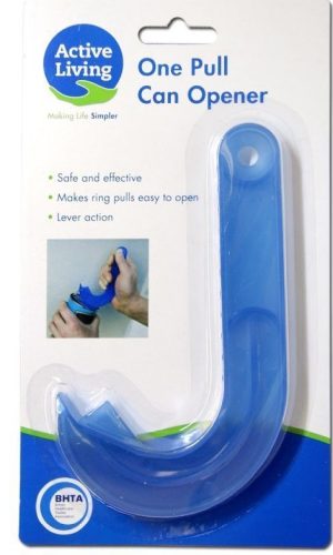 ACTIVE LIFE ONE PULL CAN OPENER RING PULL GRIP DIABILITY ARTHRITIS