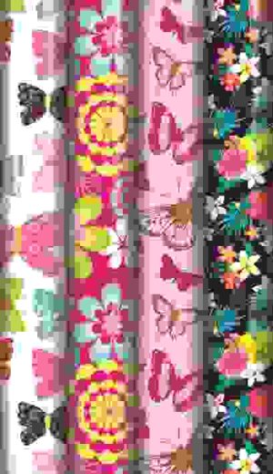 GIFT WRAP FLORAL 3 METRE