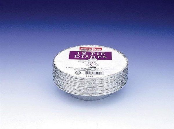 CAROLINE ROUND FOIL PIE DISH 4OZ PACK OF 18