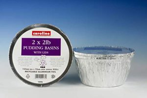 CAROLINE 2 LB PUDDING BASINS WITH LID PACK OF 2