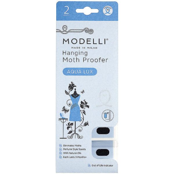 MODELLI HANGING MOTH PROOFER REPELLER AQUA LUX PACK OF 2