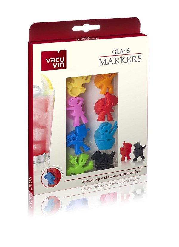 VACU VIN MUSIC GENERATIONS GLASS MARKERS PACK OF 8