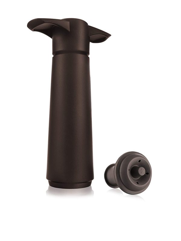 VACU VIN WINE SAVE BLACK BLISTER 1 PUMP & 1 WINE STOPPER