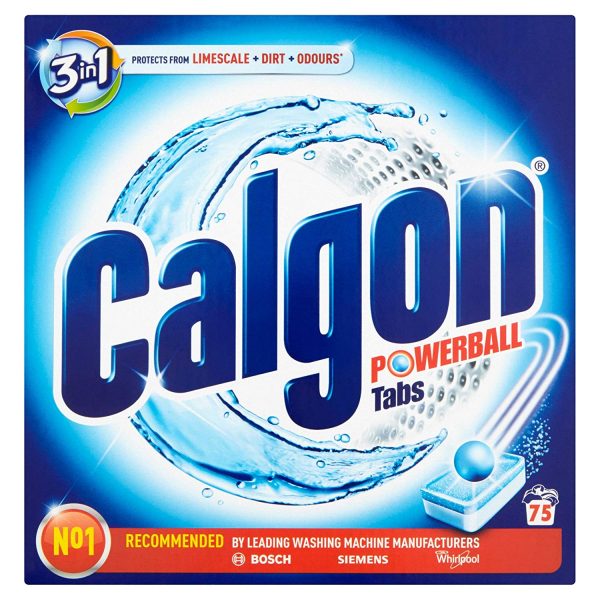 CALGON TABLETS POWERBALL WATER SOFTENER 75 TABLETS