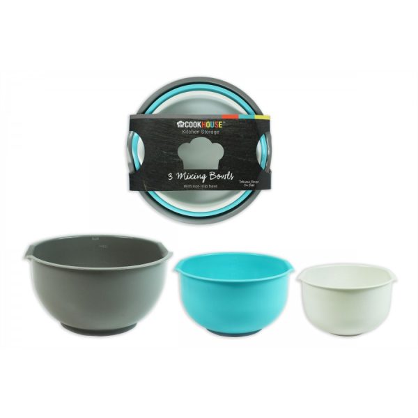 COOKHOUSE COOKHOUSE MIXING BOWL SET PACK OF 3