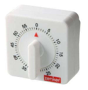 FACKELMANN ZENKER PLASTIC 60 MINUTE KITCHEN TIMER