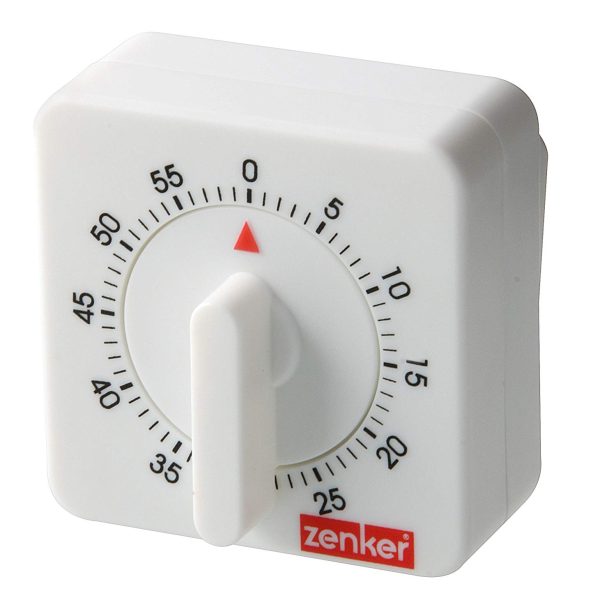 FACKELMANN ZENKER PLASTIC 60 MINUTE KITCHEN TIMER