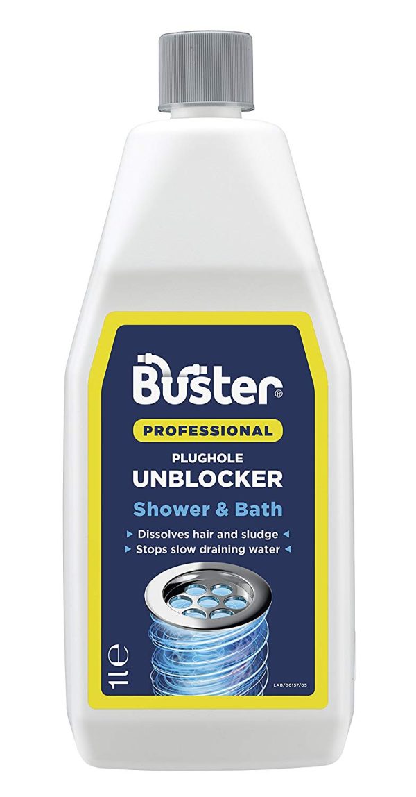 BUSTER PROFESSIONAL BATH & SHOWER UNBLOCKER 1000ML