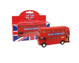 LONDON BUS PULL BACK DIE CAST